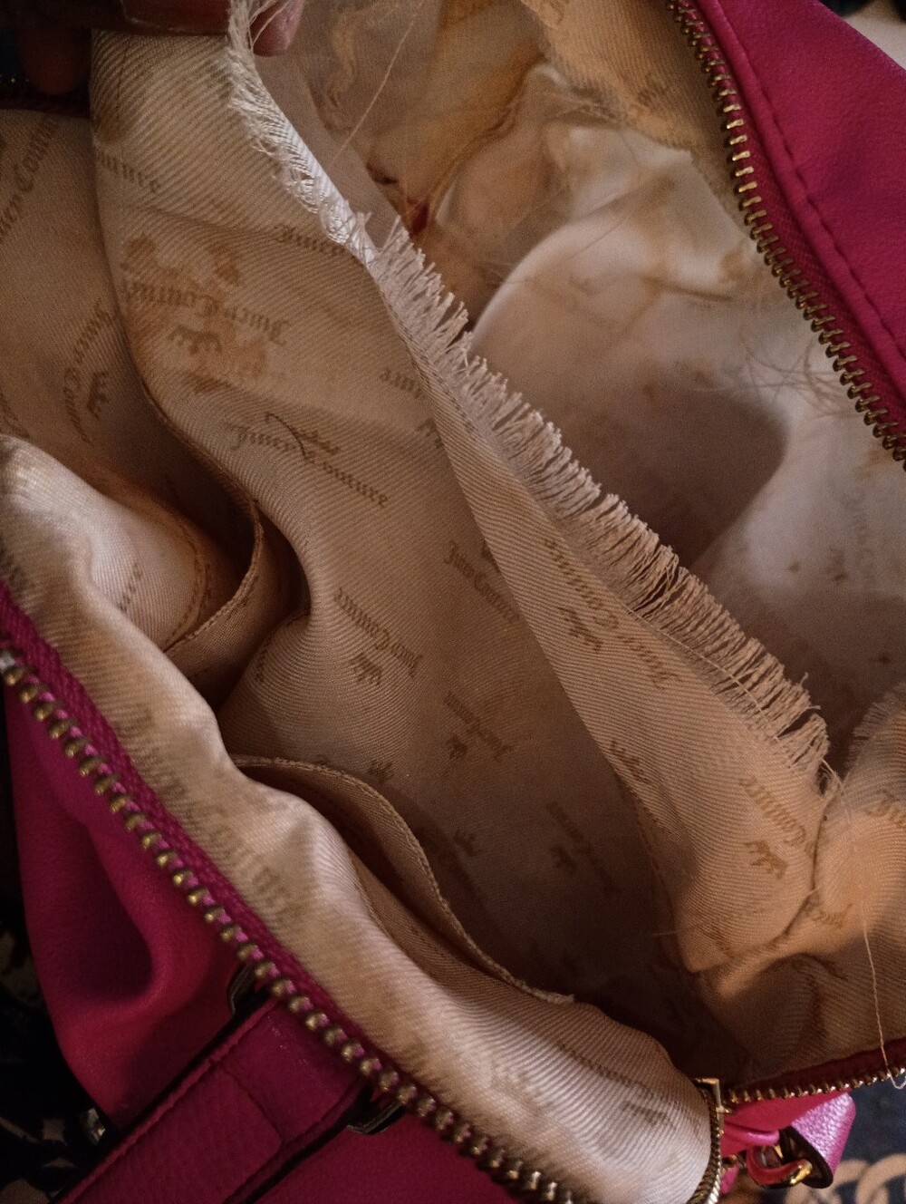Hot Pink Juicy Couture Handbag Purse - Picture 9 of 12